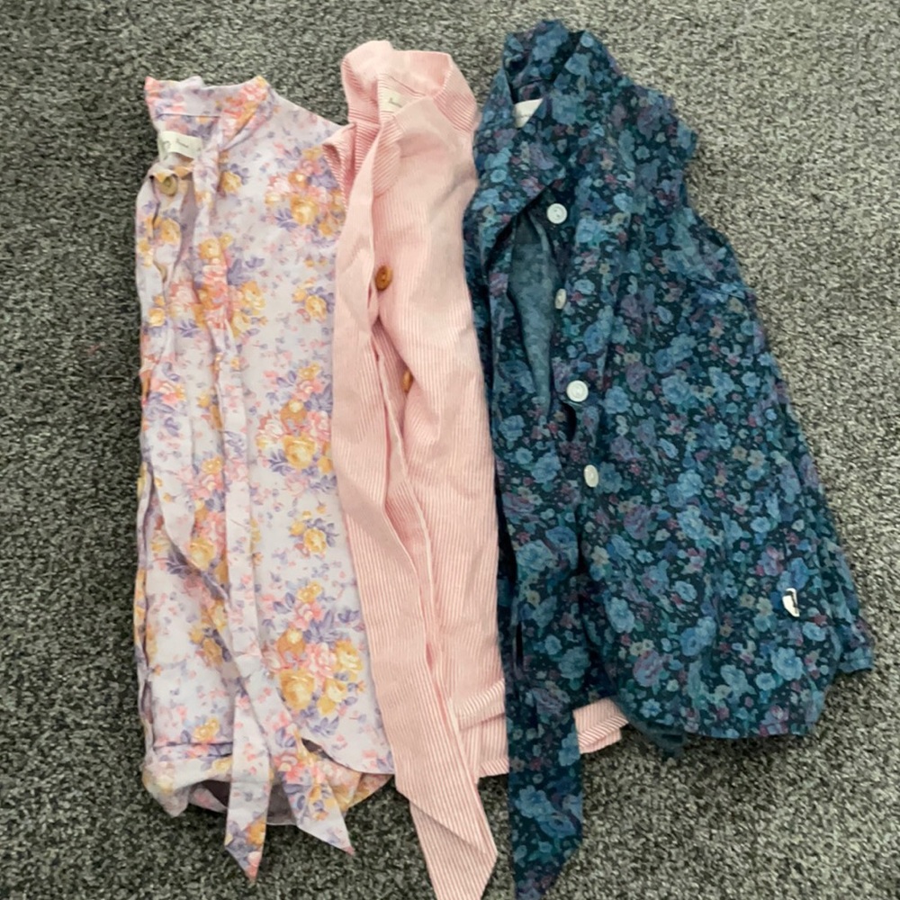 Lacey Lane Tie Neck Shirts
